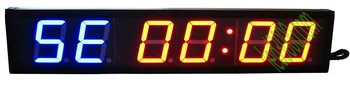Gratis forsendelse 4inch FITNESS-Crossfit Timeren LED intervalur Uddannelse-Og Hviletid Suppleant CountdownCount op Som Et Stopur