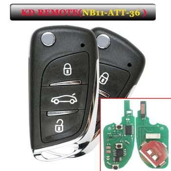 Gratis forsendelse (5 Pc ' er/masse)Keydiy KD900 NB11 3-knappen fjernbetjening nøgle med NB-ATT-36 model for Peugeot,Citroen,DS ETC