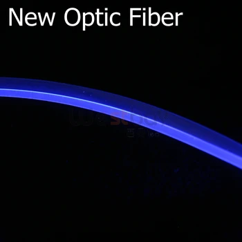 Gratis Forsendelse 5meters 3,0 mm Side-fyring Fiberoptisk Kabel med sy position for bil lys, EL wire udskiftning