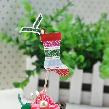 Gratis forsendelse 60pcs/pack cocktail paraply picks Jul-Serien pinde kunst tandstikkere cupcake toppers fest dekoration