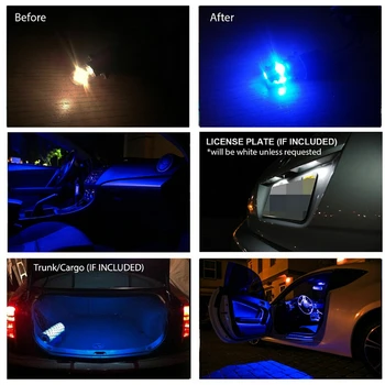 Gratis Forsendelse 6stk/Masse bil-styling Xenon Hvid Canbus Pakke Kit LED Indvendigt Lys Til BMW X4 F26
