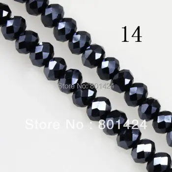 Gratis forsendelse 72-1-14 5040 AAA bedste Kvalitet hemitate farve løs Krystal perler Rondelle