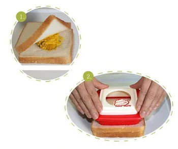 Gratis Forsendelse Brød, Toast Hjertet Skimmel Bento Morgenmad Sandwich Maker Cutter Udsmykning Af ss866