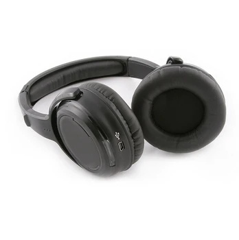 Gratis forsendelse!! DJ silent disco stereo trådløse hovedtelefoner headset RF989 med Led blinkende