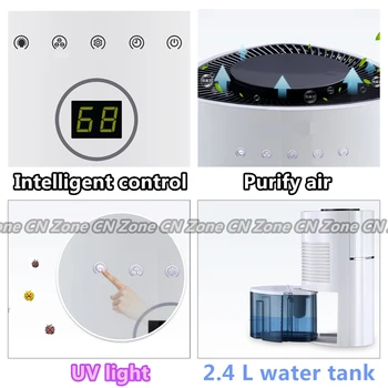 Gratis forsendelse elektriske intelligent affugtere Timing UV-lys rense luften tørremaskine absorbere fugt Intelligente Husholdningsapparater