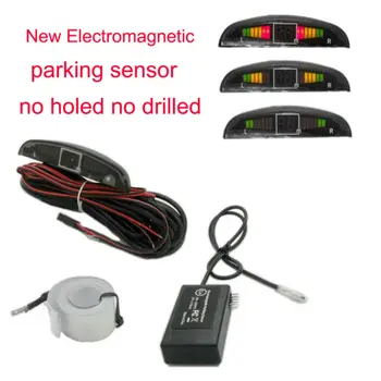 Gratis forsendelse Elektromagnetisk parkering sensor med led-display ingen huller skal bores U303