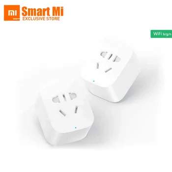 Gratis Forsendelse engelsk Version På Lager Oprindelige Xiaomi Smart Stik Plug Bacic WiFi Trådløse Fjernbetjening EU-OS AU fatning Adapter