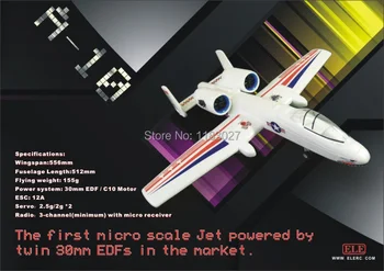Gratis Forsendelse EPO Mikro Fly A10-Pusher Jet EPO fly A10 KIT (USAMLET )RC fly, RC MODEL HOBBY TOY HOT SELL RC FLY