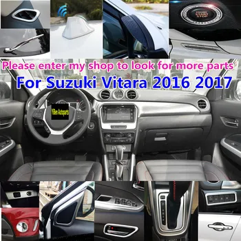 Gratis forsendelse for Suzuki Vitara 2016 2017 bil body styling Stick lampe plast Vindue glas Vind Visir Regn/Sol Vagt Vent 4stk