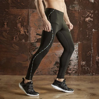 Gratis Forsendelse Herre Sport leggings bukser Fitness trænings-og komprimering bukser elastisk basketball mallas hombre løbetights til mænd