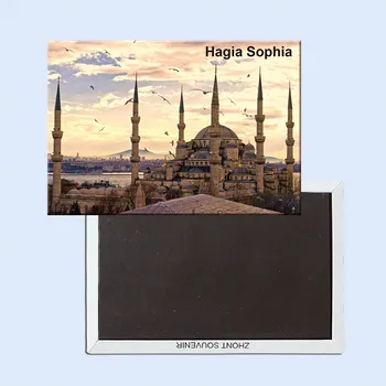 GRATIS Forsendelse Home Decor Klistermærker,Tyrkiet Istanbul Hagia Sophia Souvenir-Metal Køleskab Magnet 5182 ima de geladeira