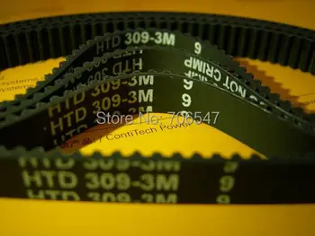 Gratis Forsendelse HTD399-3M-9 tænder 133 bredde 9mm længde 399mm HTD3M 399 3M 9 Arc tænder Industriel Gummi timing bælte 10stk/masse