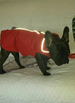 Gratis forsendelse hund tøj XS-4XL vindtæt dog regnjakke mærke, farve stor hund tøj hvalp begyndt som begyndt som tøj ulige størrelse