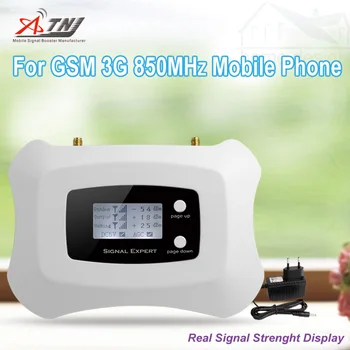 Gratis forsendelse! Intelligent 850MHZ Mobil signal booster for GSM 2G 3G mobiltelefon signal booster-2g-3g-repeater KUN BOOSTER