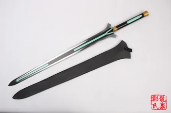 Gratis Forsendelse Kirito s Sword Art Online Ordinal Skala Filmen Real Steel Læder Jakke Cosplay Rekvisitter-2017 Seneste Levering