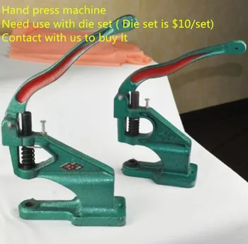 GRATIS FORSENDELSE MED HURTIG hånd, tryk på nitter nitte maskine snap-knap udslag maskinen skal du trykke på maskine majs maskine