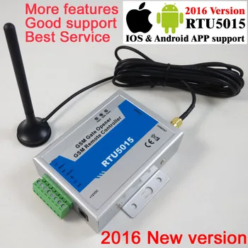Gratis forsendelse med Post mail RTU5015 GSM-Gate døråbner Operatør med SMS Remote Control Alarm 1 Udgang/2 Indgange app support