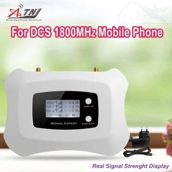 GRATIS FORSENDELSE ! Mobiltelefon 1800mhz DCS 2G 4G mobil signal booster 4G repeater trådløse signal forstærker booster Eneste Enhed