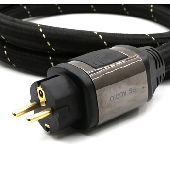 Gratis forsendelse moonsaudio PS AC-12 EUR Schuko-power kabel-hifi netledningen Schuko-ledning med Eu ' s version af power plug