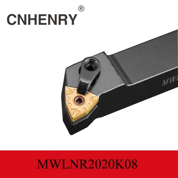 Gratis Forsendelse MWLNR2020K08 M-Type 20x20mm Eksterne Drejning Af indehaveren CNC Drejebænk Holder Til CNC-Maskine