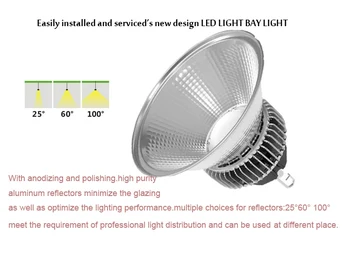 Gratis forsendelse Nye design 150w led high bay lys skot-lampen professionel lys distribution