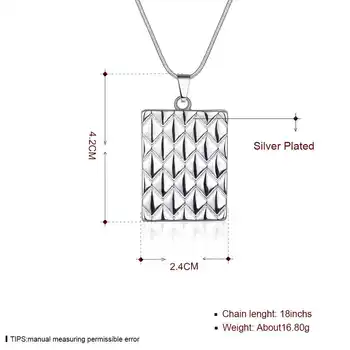 Gratis Forsendelse Nye sølv forgyldt kvinder halskæde Solpaneler maxi charms halskæde