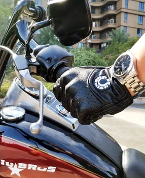 Gratis Forsendelse Nye UB Læder Udøvelse Handsker Racing Bike Sport Cykling motor handsker Fuld Finger Handsker touch handsker Størrelse M, L, XL