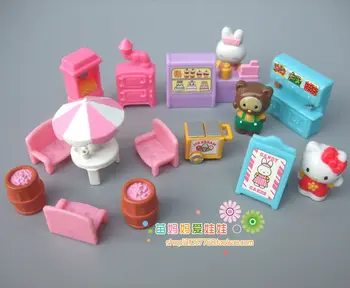 Gratis Forsendelse pige legetøj gave mini dukke møbler play house legetøj baby, legetøj fødselsdag nye år til stede