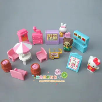 Gratis Forsendelse pige legetøj gave mini dukke møbler play house legetøj baby, legetøj fødselsdag nye år til stede