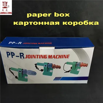 Gratis forsendelse ppr rør rør svejsning maskine AC 220/110V 20-63mm at bruge plastik rør svejser papir kasse pvc svejsemaskine