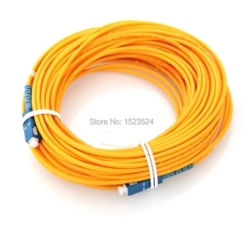 Gratis Forsendelse SM SX 3mm 50M 9/125 50 Meter Fiber Optic forbindelseskabel SC/UPC-SC/UPC Fiberoptiske Patch kabel