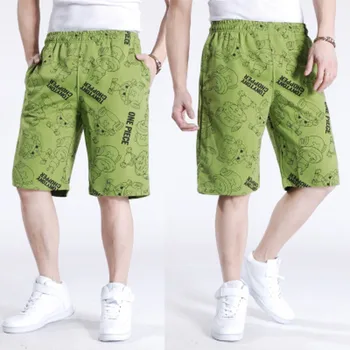 Gratis forsendelse sommer Plus size hiphop mænds bomuld shorts mænd hip hop bukser med print militære shorts mand 5xl 6xl 7xl