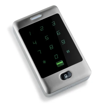 Gratis Forsendelse Sølv Røre Metal Vandtæt Access Controller Tastatur Dør RFID adgangskontrol System, Digital Låse For 8000 Brugere