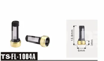 Gratis forsendelse Tenso 100 stk Størrelse 6*3*13.8 mm For Brændstof Injector Kurv Filter, Brændstof injector Reparation Service Kit TS-FL-1004A
