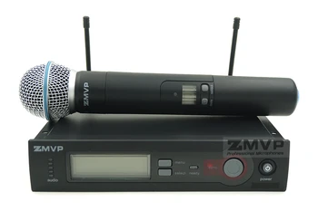 Gratis Forsendelse! UHF Professionel SX 24 B 58 Trådløs Mikrofon Trådløse Karaoke Med Håndholdte Sender Band J3 572-596Mhz