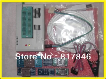Gratis Forsendelse V7.05 EEPROM ICSP nand flash 24 93 25 MiniPro USB Bios AVR Universal Programmør TL866II Plus TL866A+6 adapter