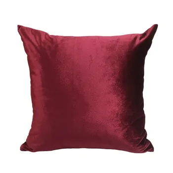 Gratis Fragt 5 farver Solid Bløde Tunge italienske Velour pudebetræk Dekorative Seng, Sofa Pude Tilfælde, 45 x 45 cm Sælge for stykke