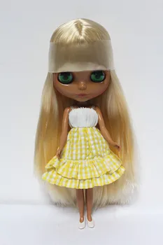 Gratis Fragt stor rabat RBL-133DIY Nude Blyth dukke fødselsdag gave til pige 4colour store øjne dukker med smukke Hår, søde legetøj