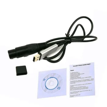 Gratis Fragt til USB-DMX-Interface Adapter LED DMX512 Computer PC Fase Belysning Controller Lysdæmper til DJ KTV Part.