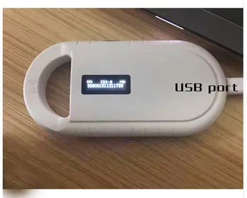 Gratis levering-STJERNET produkt 134.2 KHz FDX-b-Glas Dyr læseren Pet-ID Mikrochip RFID Håndholdt Scanner