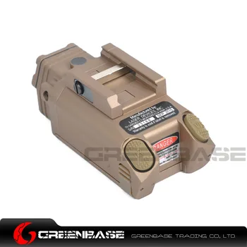 Greenbase DBAL-PL Taktiske IR-Laser/IR-Lys/Strobe/Rød laser 400 Lumens LED Lommelygte For Taktisk Rifler Jagt Weaponlight