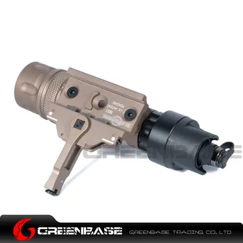 Greenbase M952V IR-Scout Light-LED ' en WeaponLight Konstant Hvid / IR /Momentan Hvid Modus Output med en Vandtæt Lommelygte QD Montere