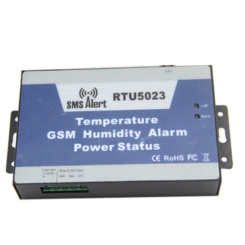 GSM 3G Temperatur Luftfugtighed Alarm Power Tabte SMS-besked, Remote Overvågning af DC-Strøm-Timeren Rapport APP Control RTU5023
