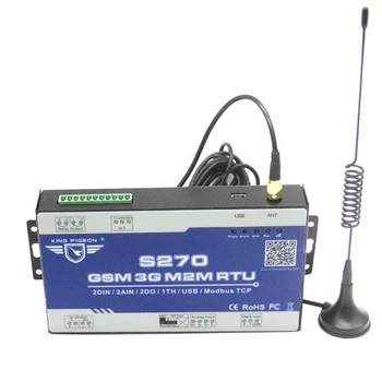 GSM-M2M-RTU Remote Overvågning Alarm System for Kran Kul Seismiske SMS-Kommunikation BTS Adgang Relæ Kontrol S270