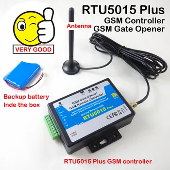 GSM-Port Oplukker-kontakt Remote Access Control garageåbner Opgraderet Batteriet RTU5024 at RTU5015Plus med app