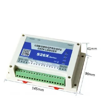 GSM-Temperatur Datalogger AC/DC Power status overvågning Alarm & Rekord Med DS18B20 Temperatur Sensor(5M)