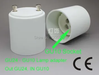 Gu24 GU10 lampe adapter holder stik konverter LED-Belysning Tilbehør