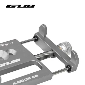 GUB Aluminium Cykel Telefonen Stand Til 3,5 6,2 tommer Smartphone Smart Telefon Justerbar Universal Cykelstyr Holder Monteringsrammen