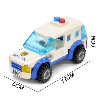 GUDI politistationen 870pcs+ Uddannelsesmæssige diy byggesten Børn Toy Kompatibel Med mursten, Fødselsdag, Gave Brinquedos 9320