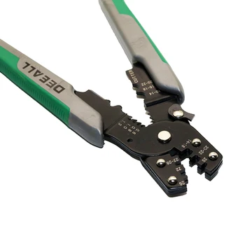 Gulvvarme Tænger Præcis Wire Stripper Cutter Værktøj Klemme Stål Wire Multi-funktion kabelsaks Stripping Elektriske Værktøjer